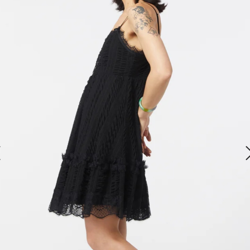 Dangerfield goth hook and eyelet babydoll dress BNWT gothic killstar like - Picture 6 of 7